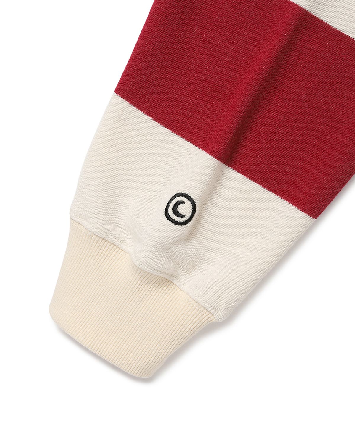 카비시(CAVISH) STRIPED SELLER LOGO HOODIE RED(CV2DSUM405A)