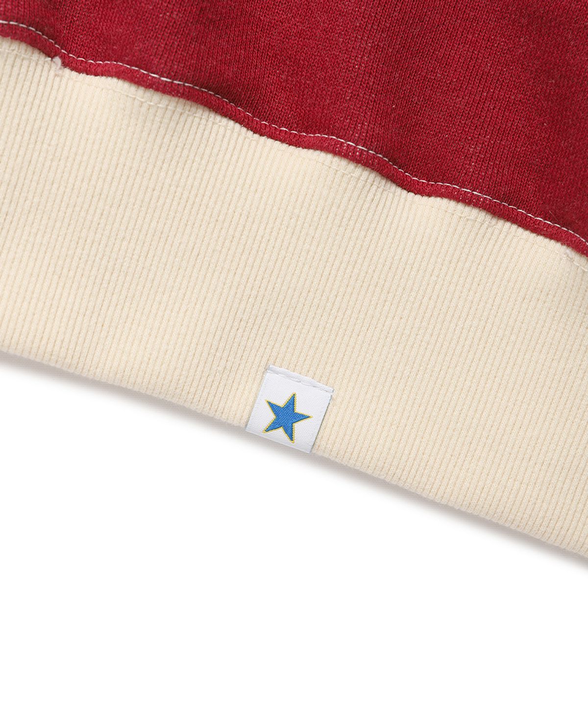 카비시(CAVISH) STRIPED SELLER LOGO HOODIE RED(CV2DSUM405A)