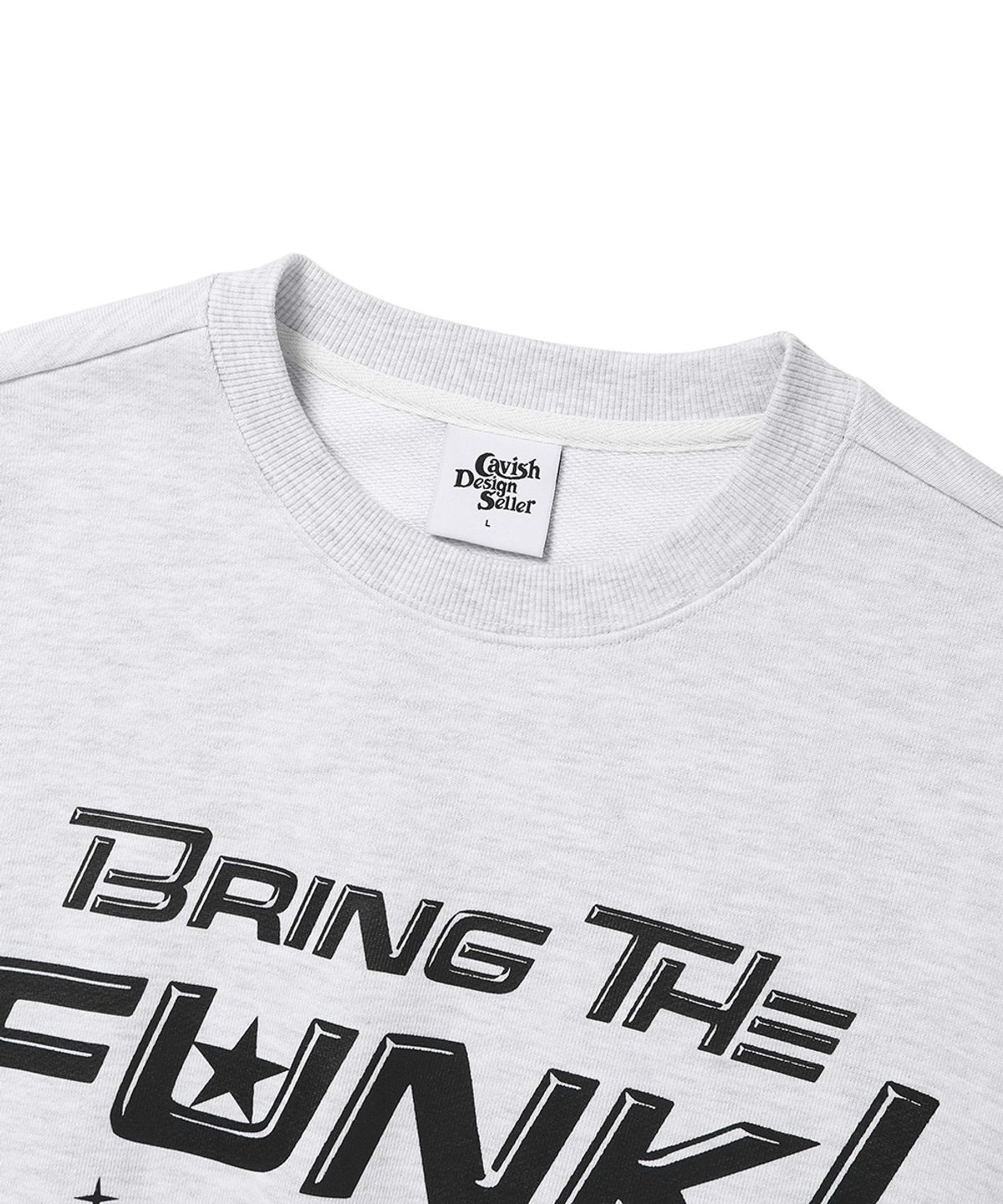 카비시(CAVISH) KOOL AND THE CATS SWEATSHIRT LIGHT GREY(CV2DSUM460A)