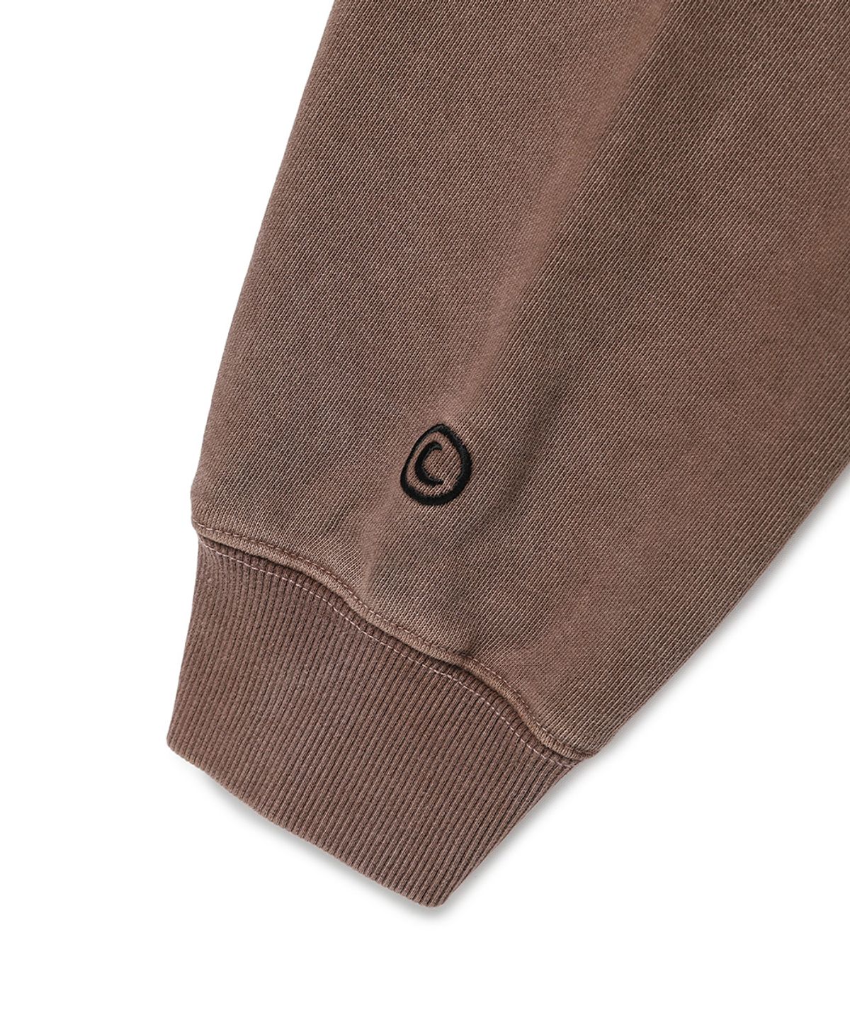 카비시(CAVISH) COLLAGE PIGMENT SWEATSHIRT BROWN(CV2DSUM462A)