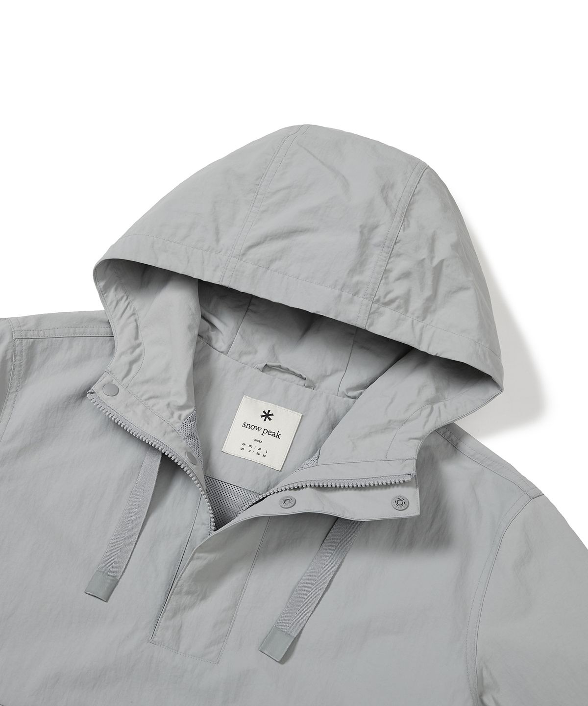 스노우피크 어패럴(SNOWPEAK APPAREL) 캠플 아노락 Blue Mint (S23SUCAN42)