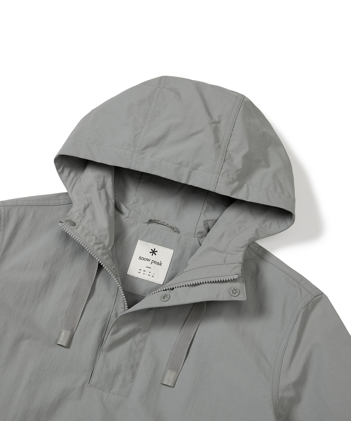 스노우피크 어패럴(SNOWPEAK APPAREL) 캠플 아노락 Light Khaki (S23SUCAN42)