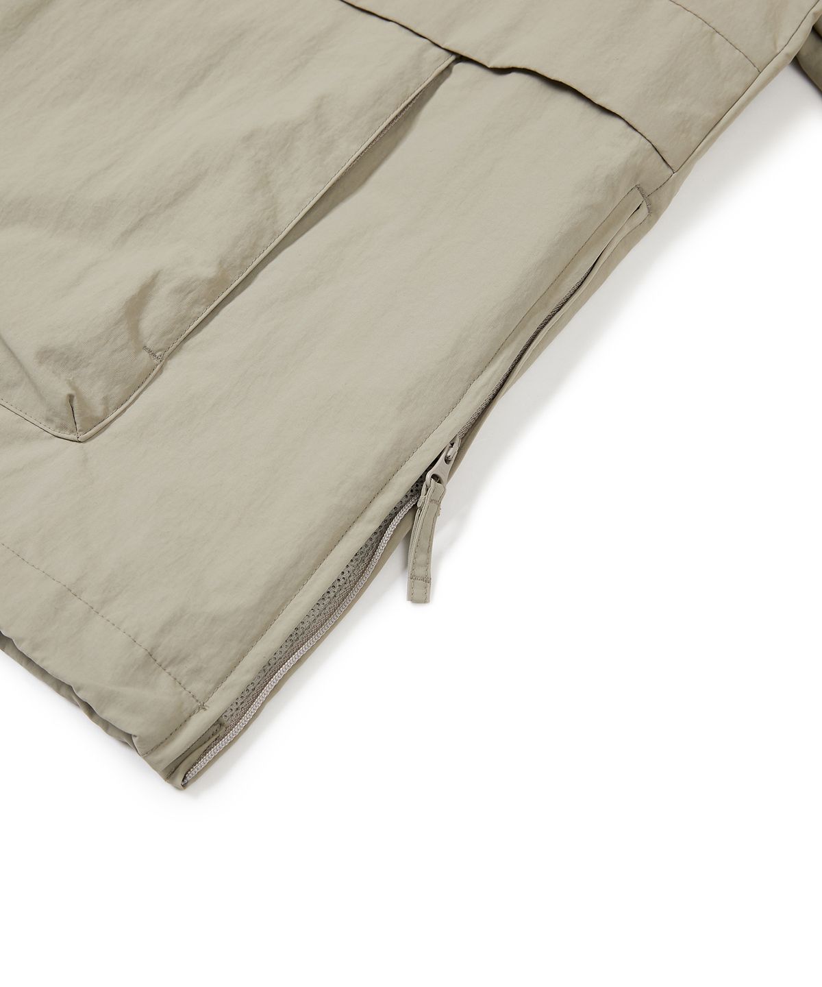 스노우피크 어패럴(SNOWPEAK APPAREL) 캠플 아노락 Teal Khaki (S23SUCAN42)
