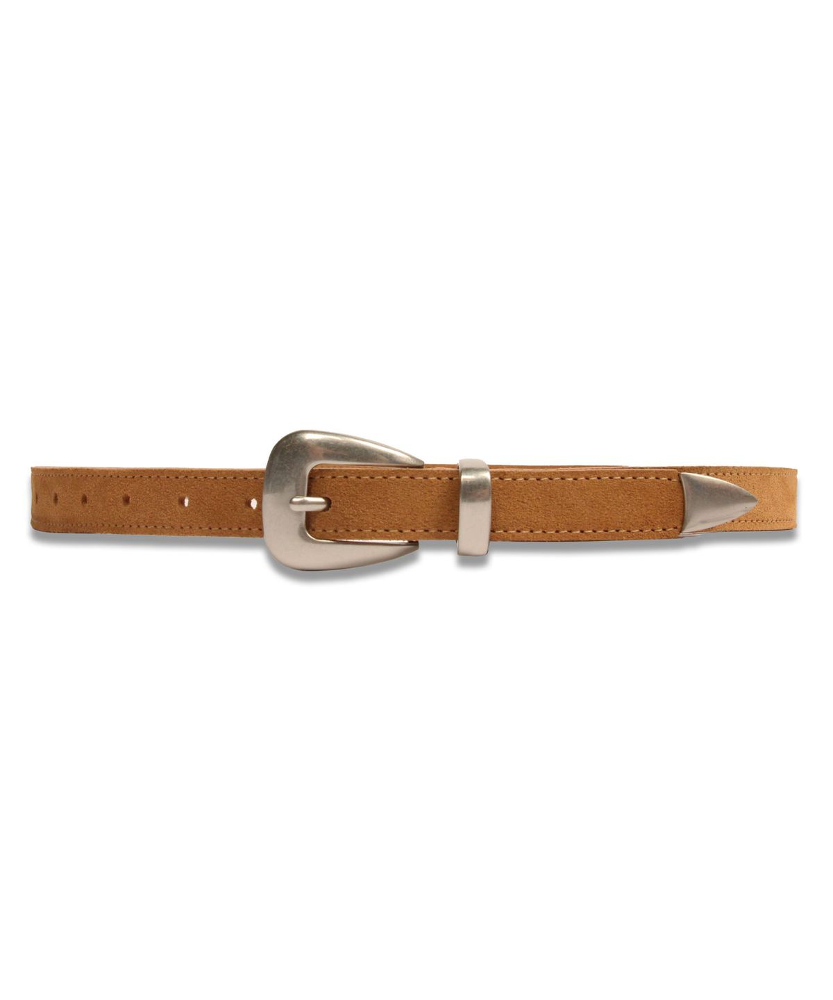 도프셉(DOFFSEPT) Suede Western Belt in Camel