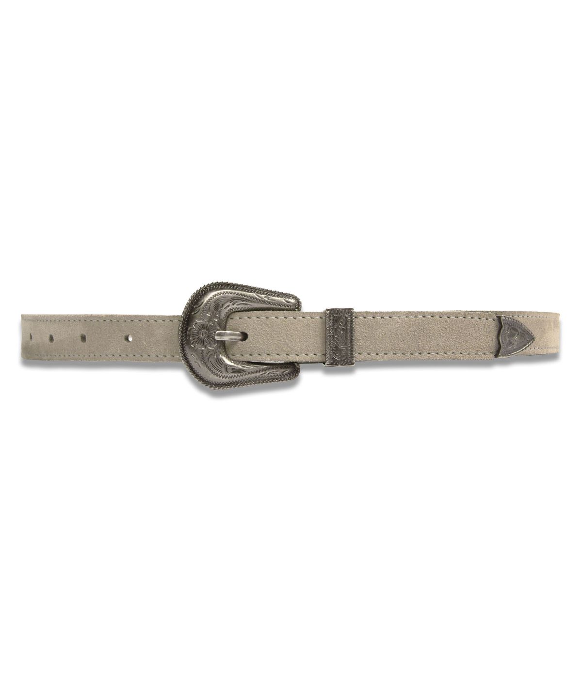 도프셉(DOFFSEPT) Suede Western Belt in Grey