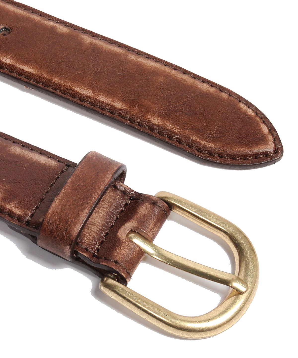 도프셉(DOFFSEPT) W.Vintage Cowhide Belt in Brown
