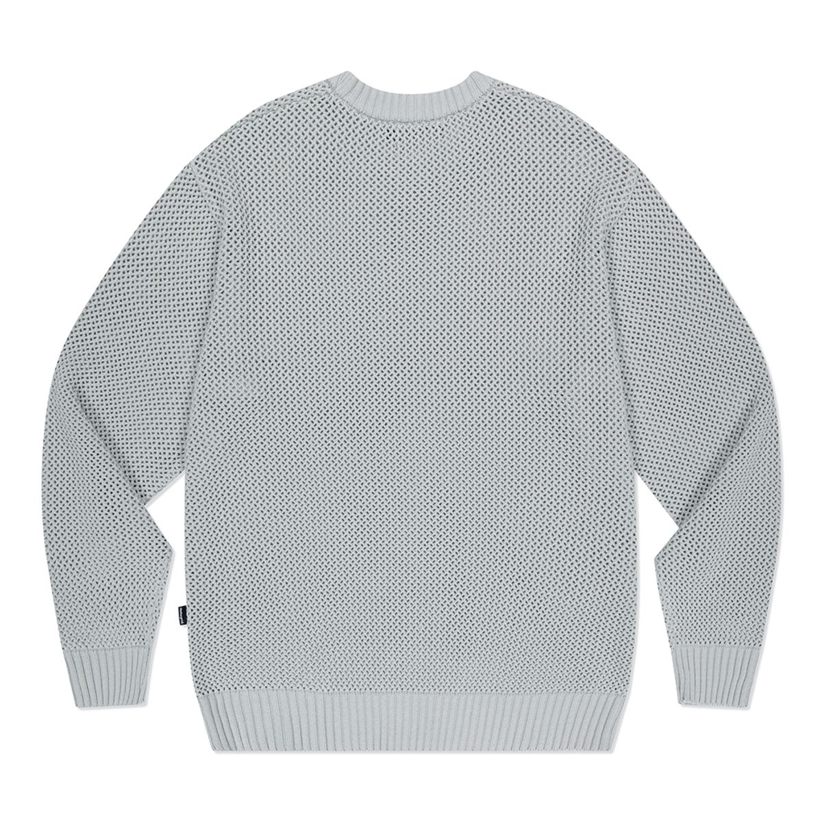 마하그리드(MAHAGRID) BASIC LOGO MESH KNIT GREY(MG2DSMK600A)