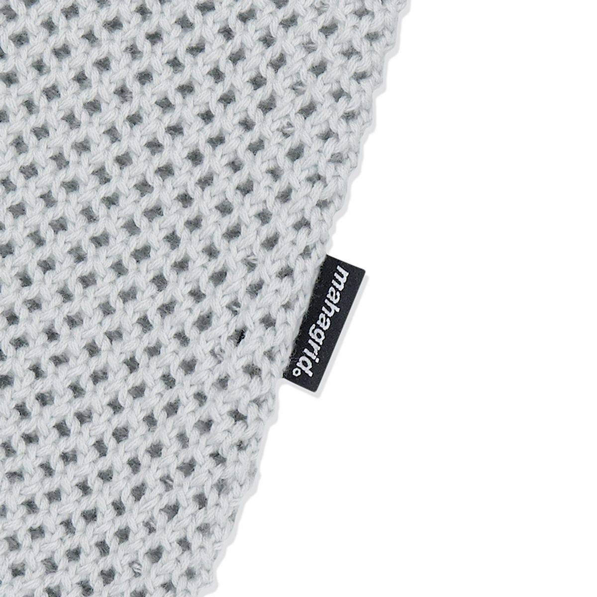 마하그리드(MAHAGRID) BASIC LOGO MESH KNIT GREY(MG2DSMK600A)