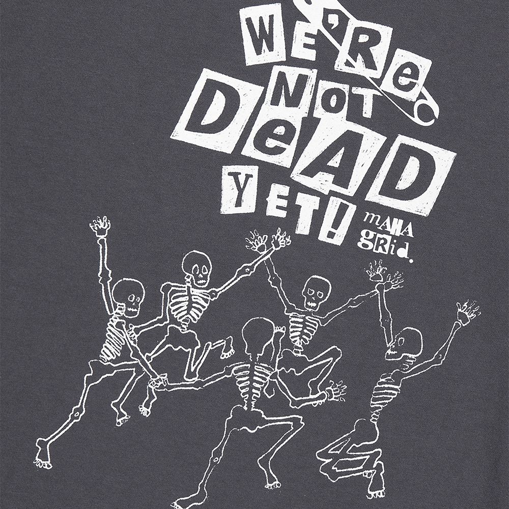 【mahagrid】23SS★ HAPPY SKELETON LS TEE MUSINSA | MAHAGRID HAPPY SKELETON LS T-Shirt CHARCOAL