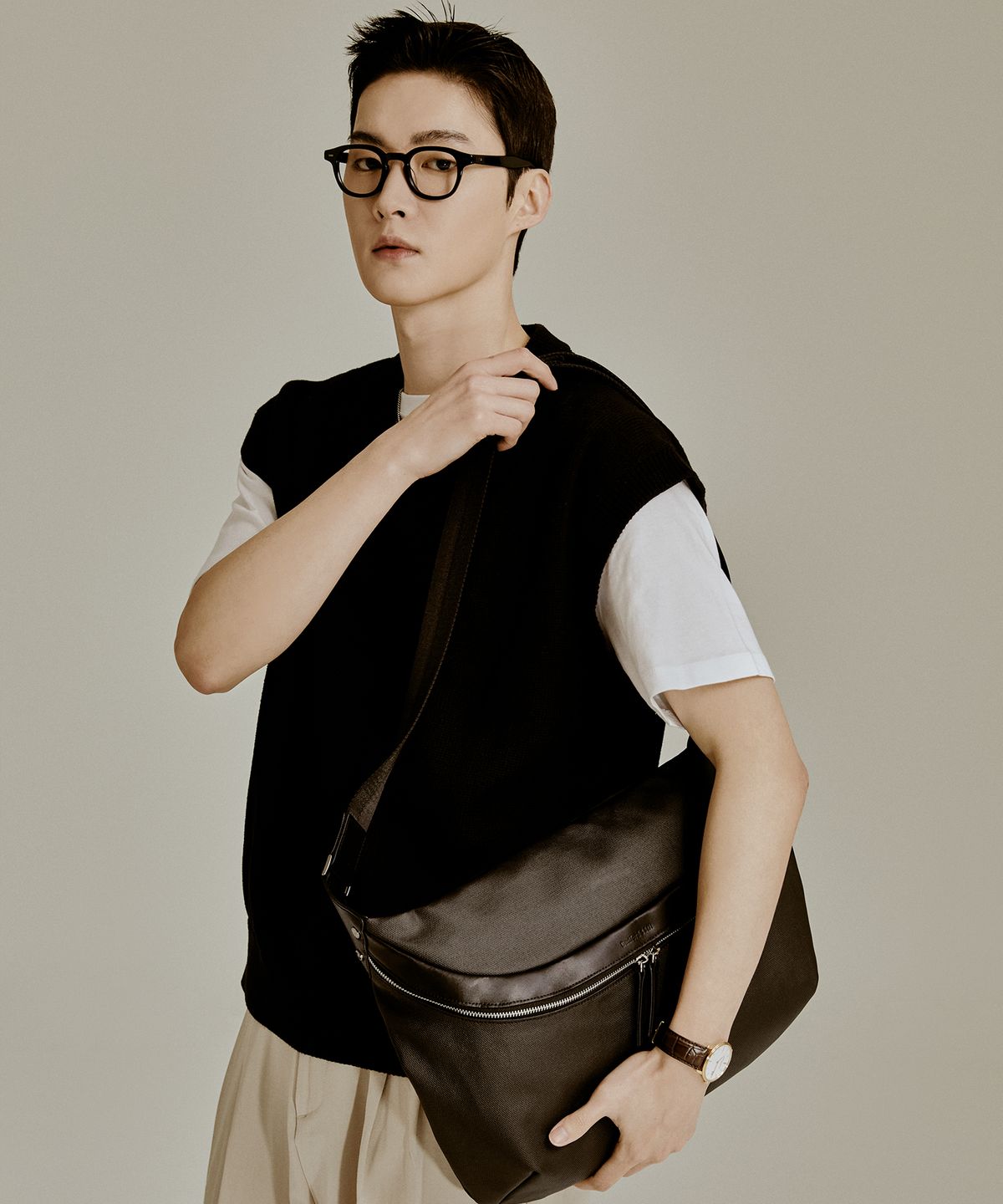 베드포드일레븐스(BEDFORD11TH) 14인치 수납 위크데이메신저[블랙]