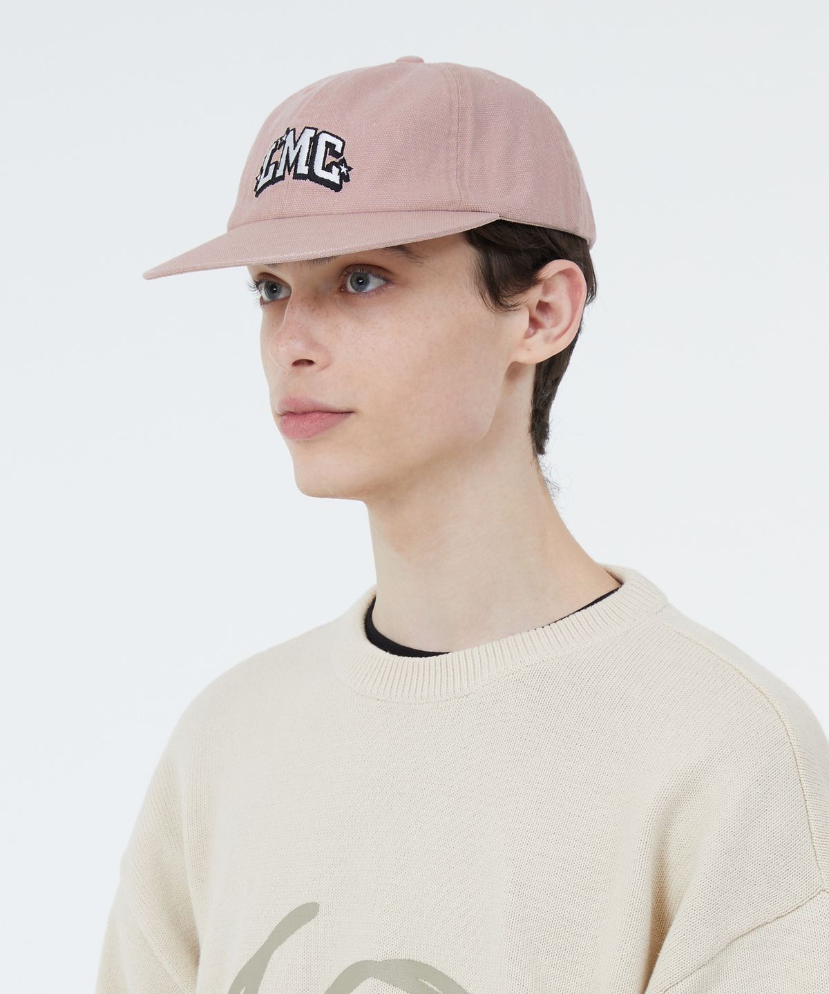 엘엠씨(LMC) STAR ARCH EMB 6PANEL CAP pink