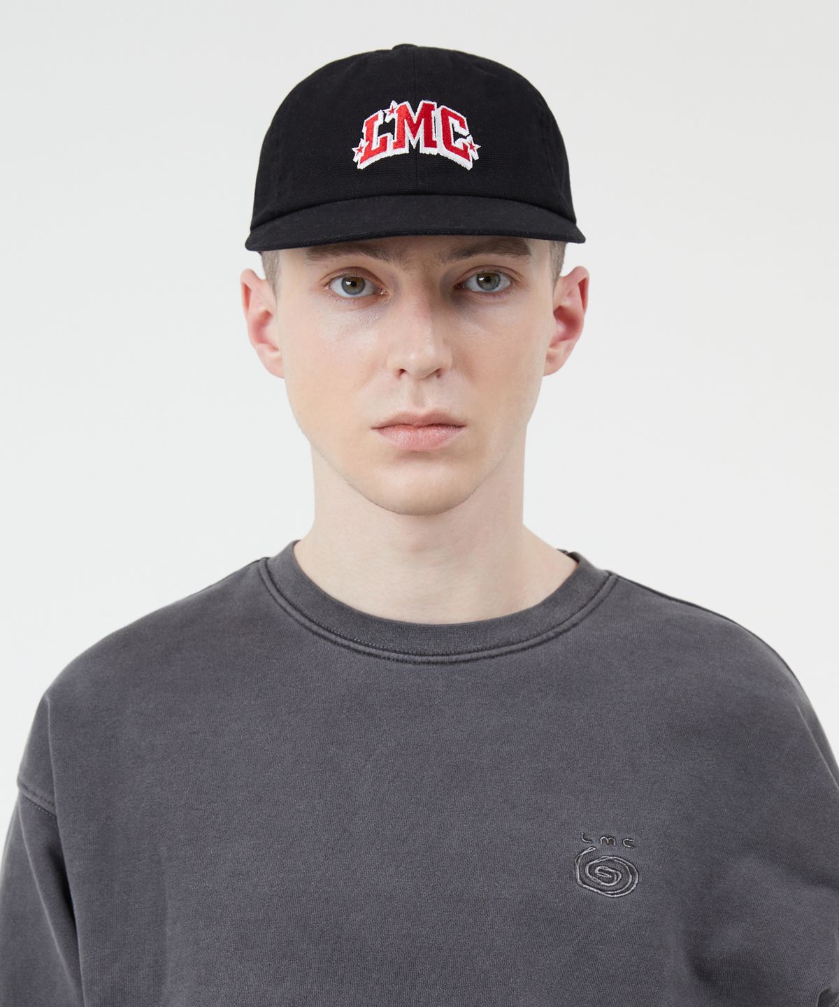 엘엠씨(LMC) STAR ARCH EMB 6PANEL CAP black