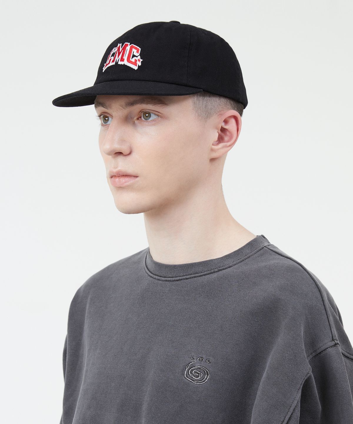 엘엠씨(LMC) STAR ARCH EMB 6PANEL CAP black
