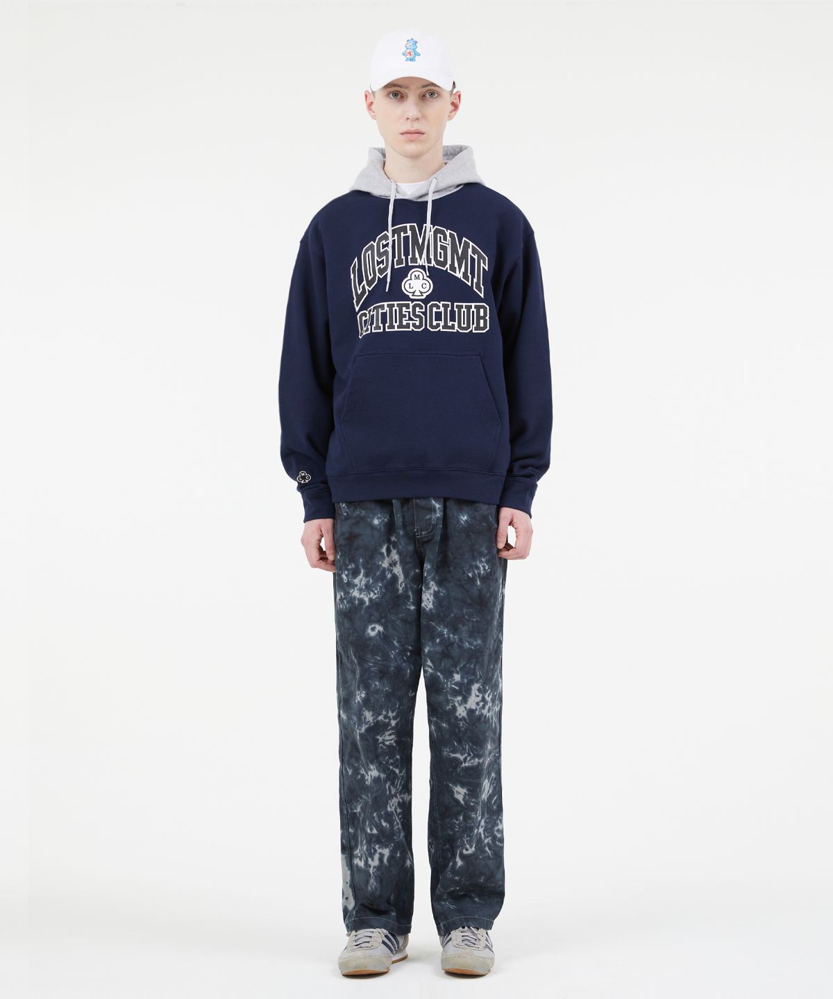 엘엠씨(LMC) TIE DYE EASY PANTS navy