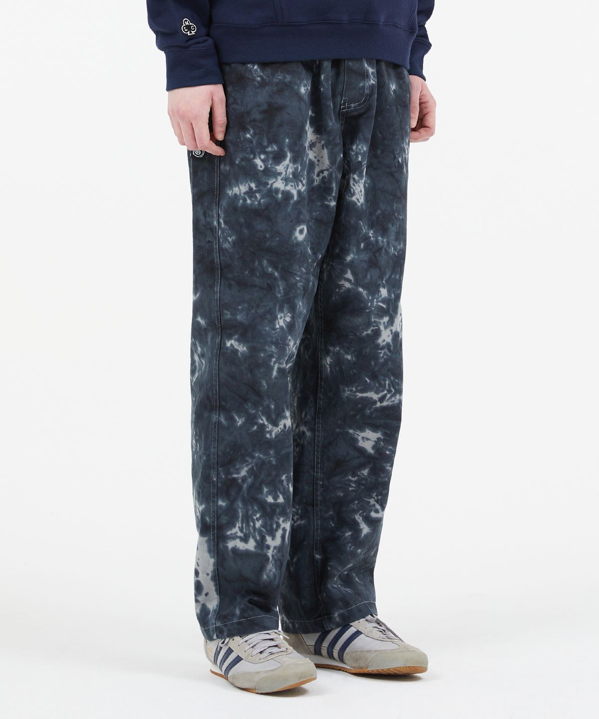 엘엠씨(LMC) TIE DYE EASY PANTS navy