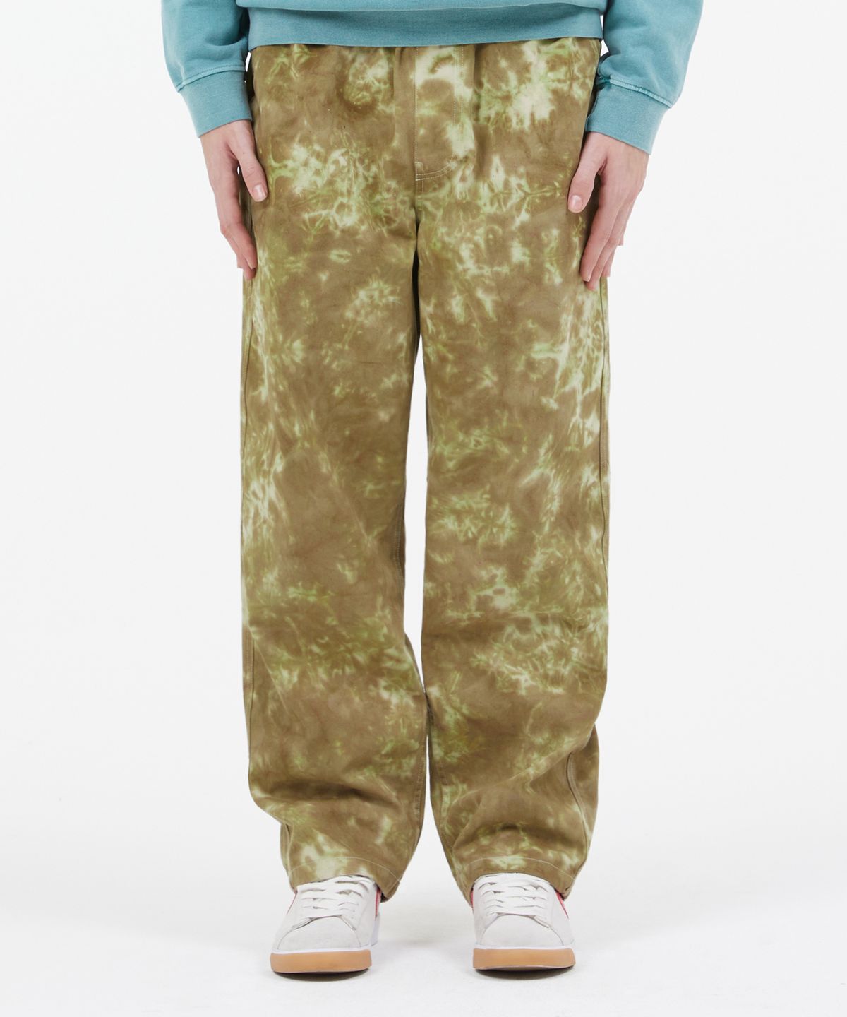 엘엠씨(LMC) TIE DYE EASY PANTS olive