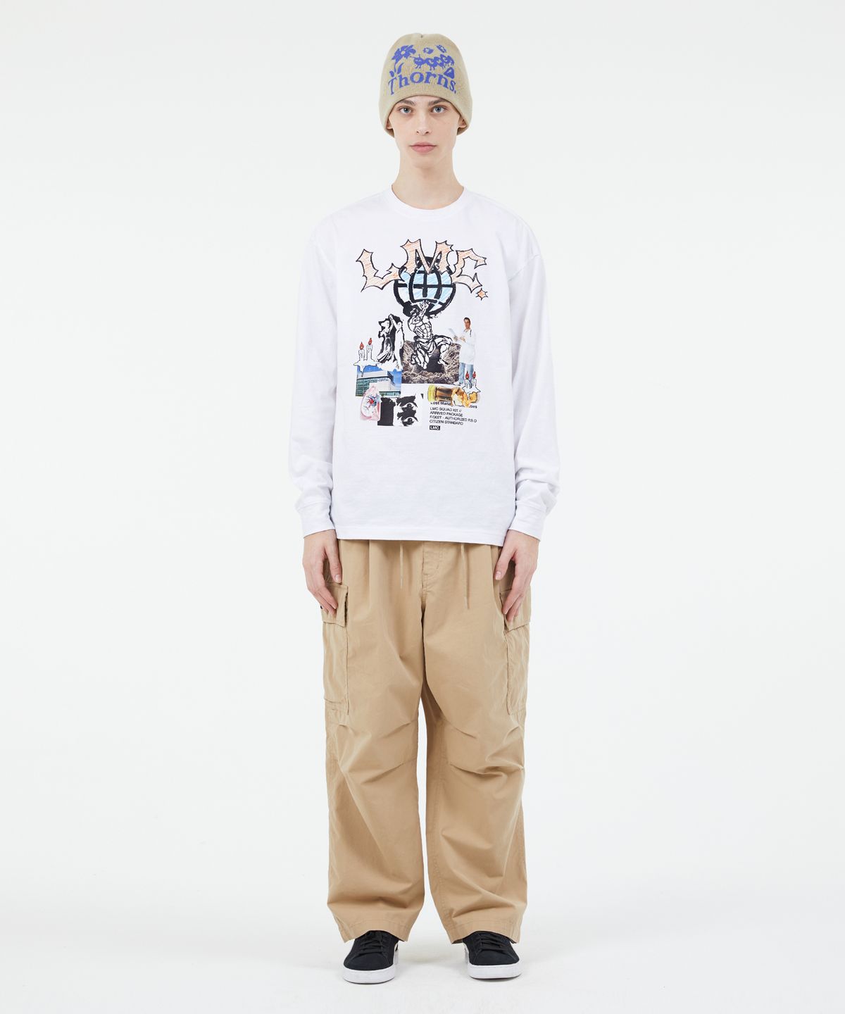 엘엠씨(LMC) RISE LONG SLV TEE white