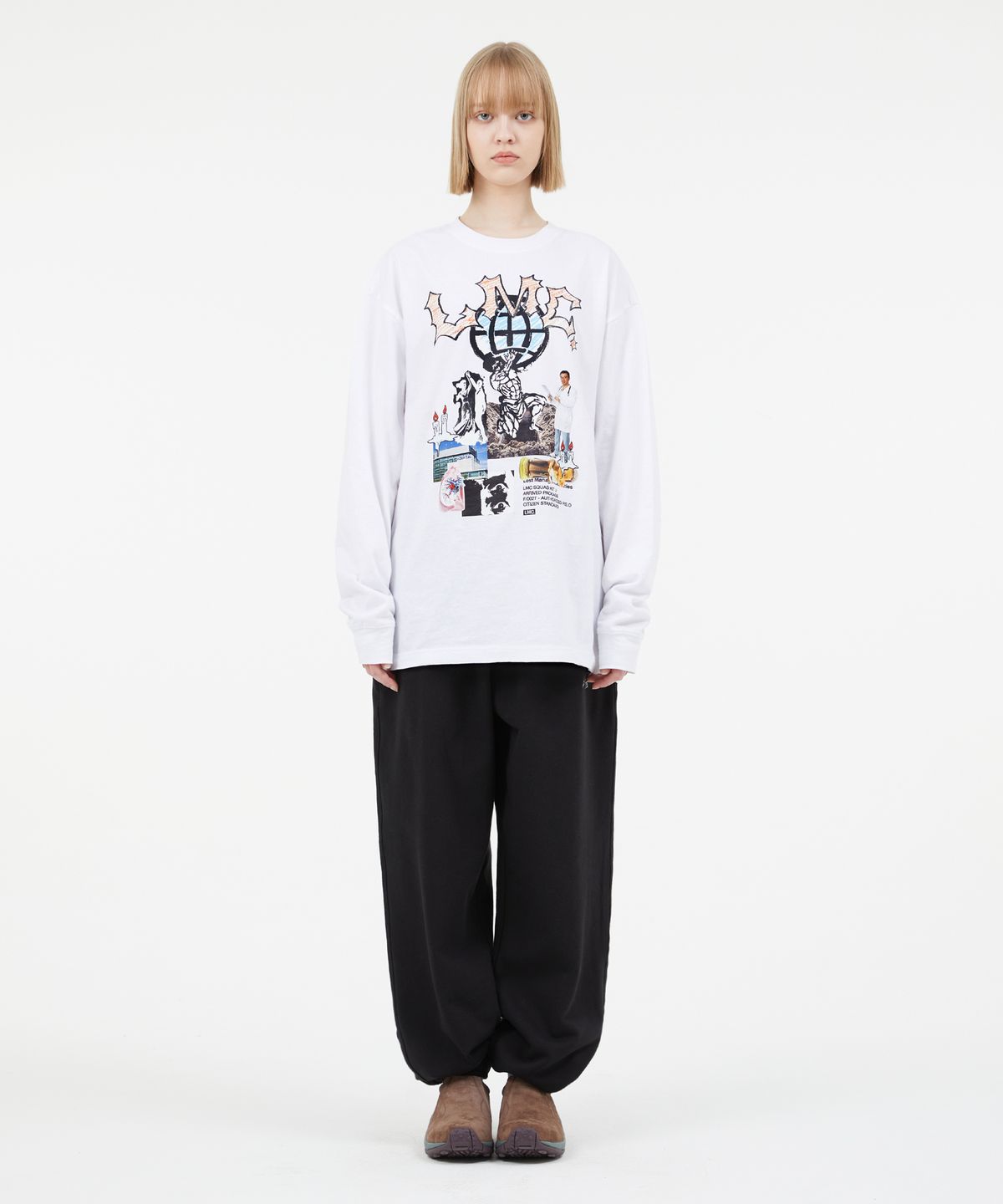 엘엠씨(LMC) RISE LONG SLV TEE white