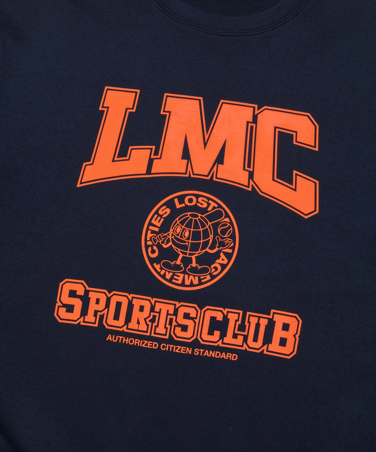 엘엠씨(LMC) EARTH MAN COLLEGE SWEATSHIRT navy