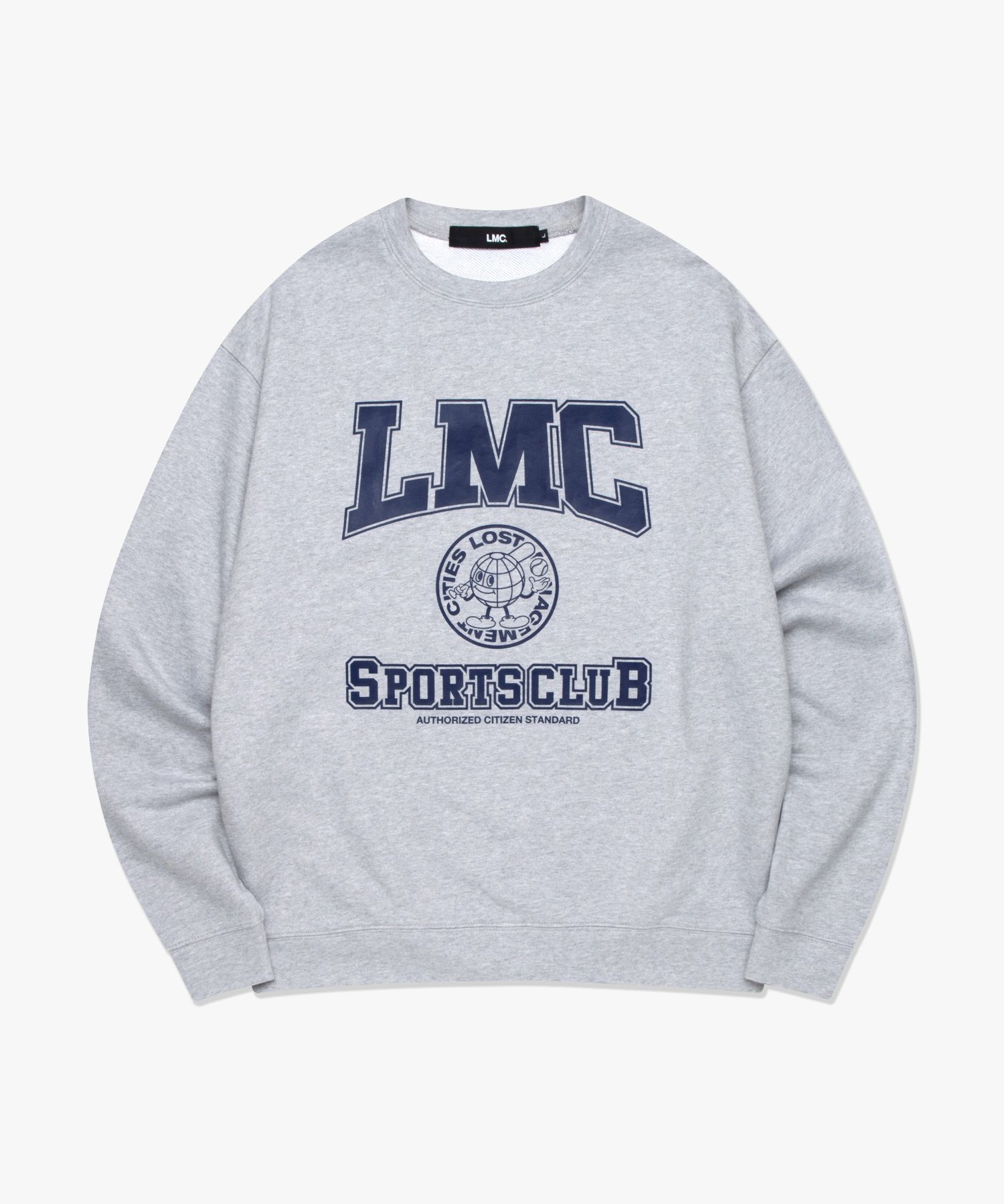 ★2023SS新作★LMC★EARTH MAN COLLEGE SWEATSHIRT MUSINSA | LMC EARTH MAN COLLEGE SWEATSHIRT heather gray