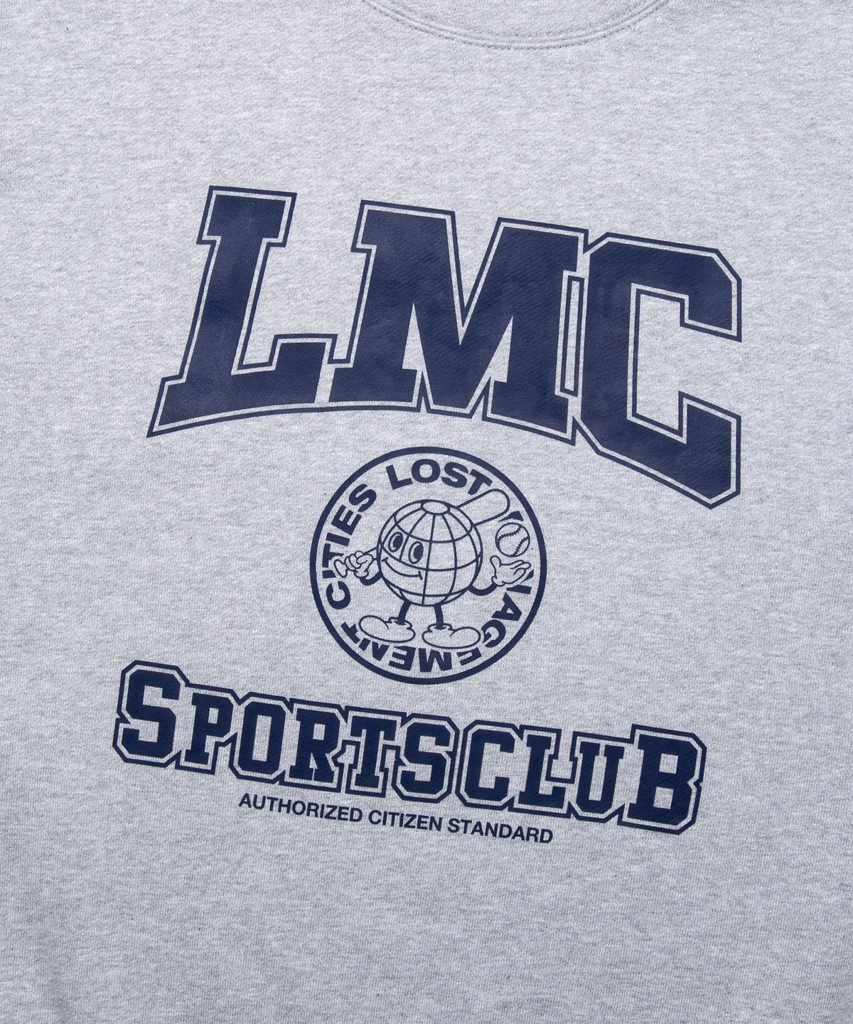 엘엠씨(LMC) EARTH MAN COLLEGE SWEATSHIRT heather gray