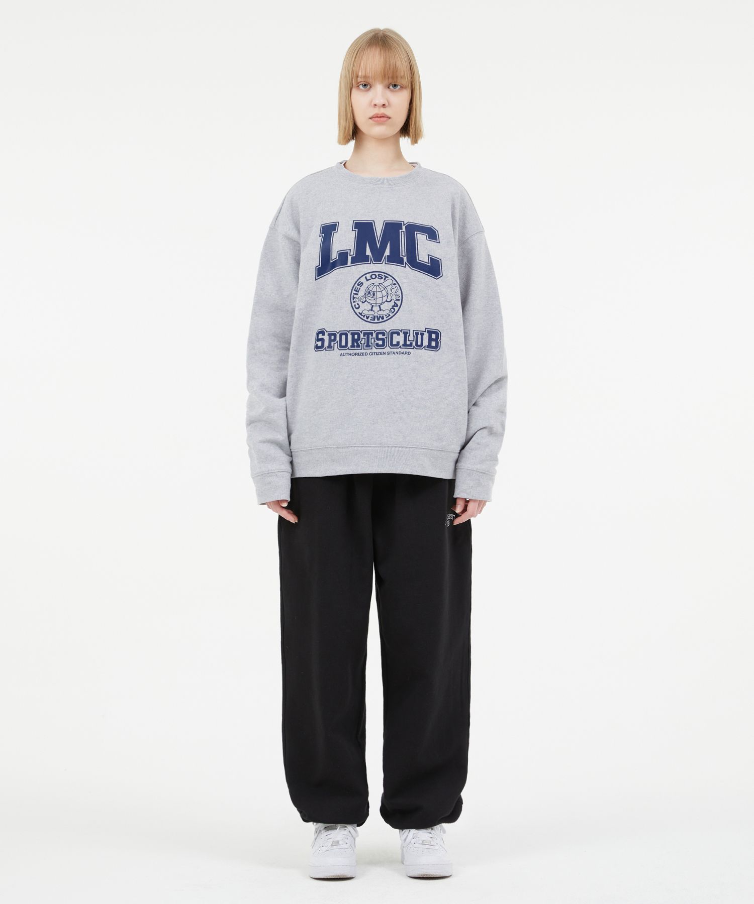 [ LMC ]★EARTH MAN COLLEGE SWEATSHIRT MUSINSA | LMC EARTH MAN COLLEGE SWEATSHIRT black