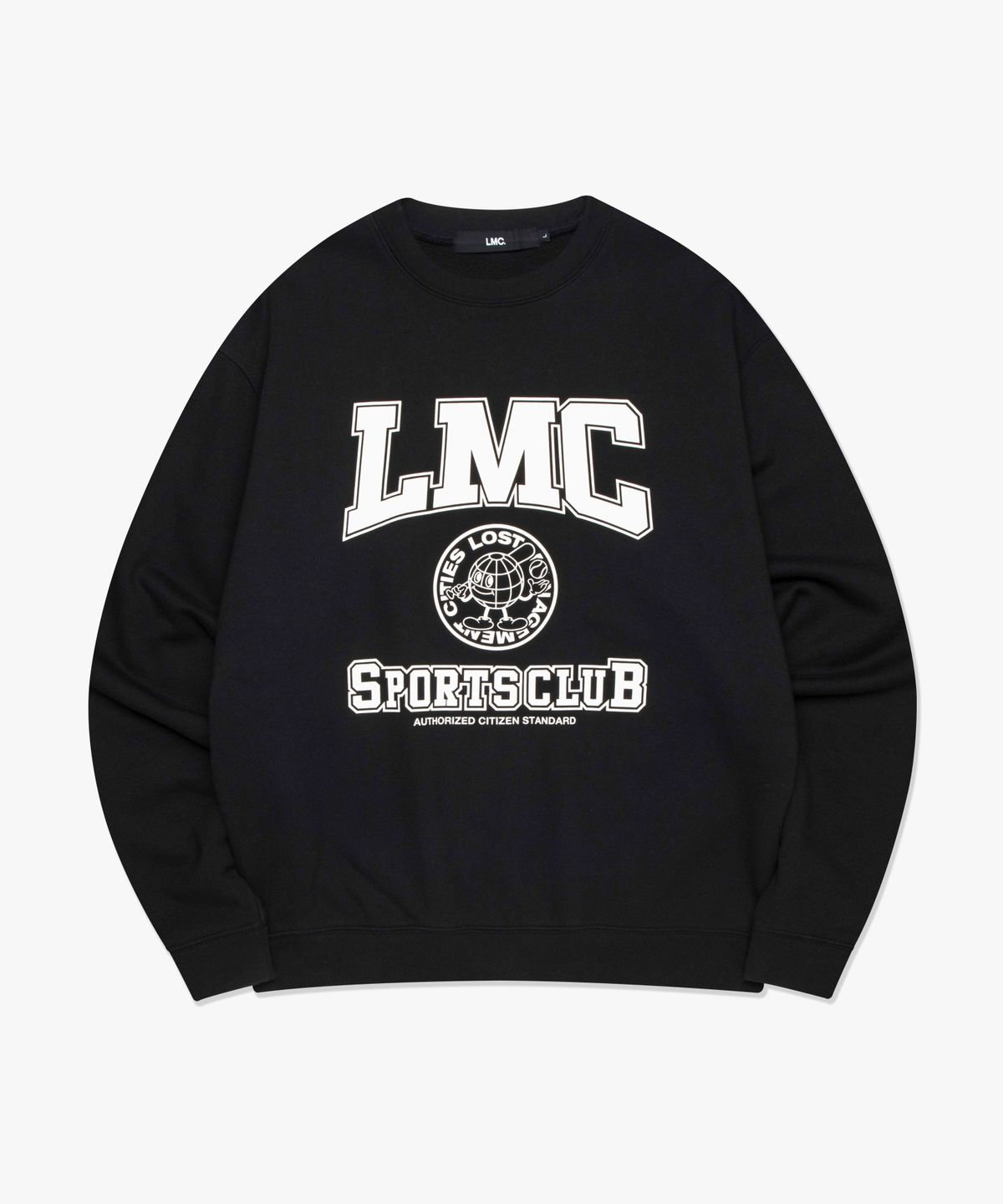 엘엠씨(LMC) EARTH MAN COLLEGE SWEATSHIRT black