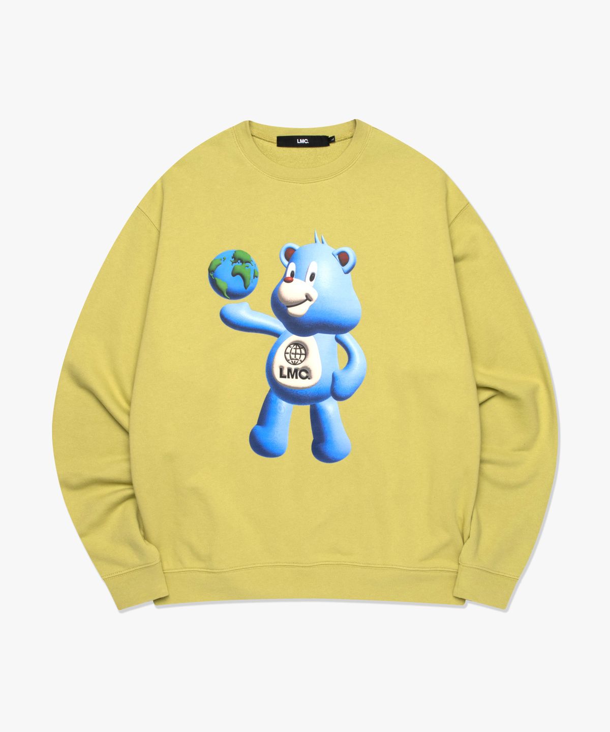 엘엠씨(LMC) 3D BEAR SWEATSHIRT light olive