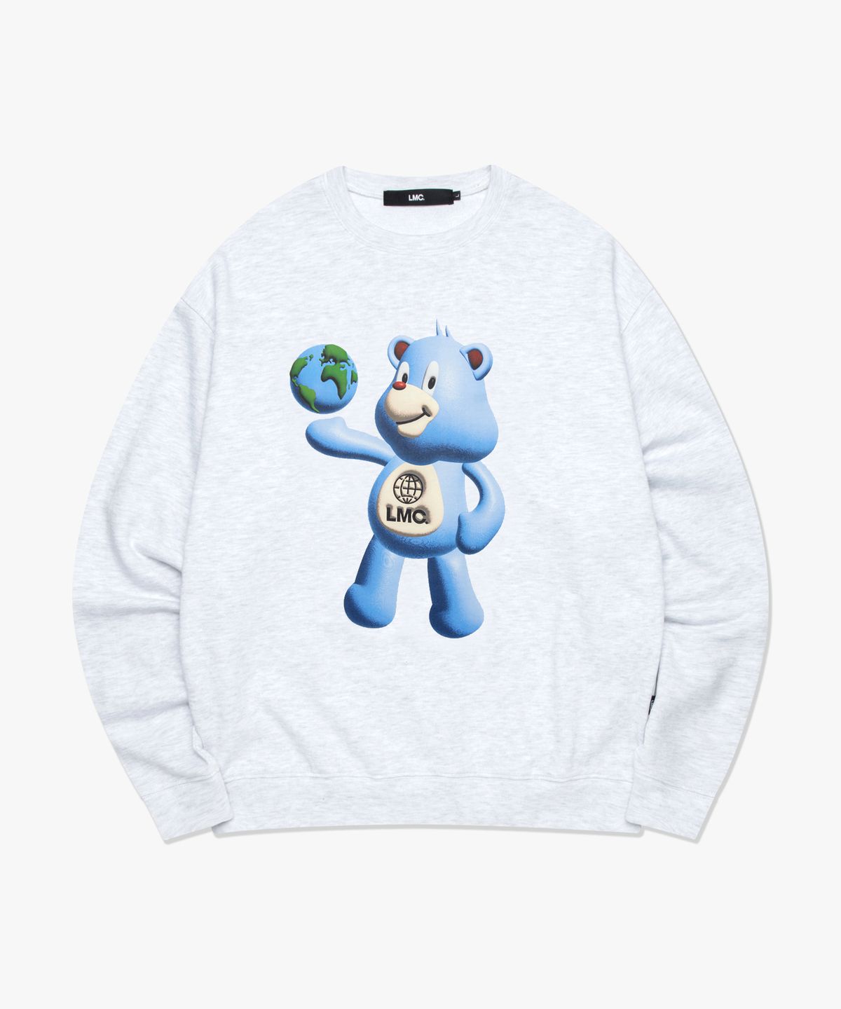 엘엠씨(LMC) 3D BEAR SWEATSHIRT light heather gray