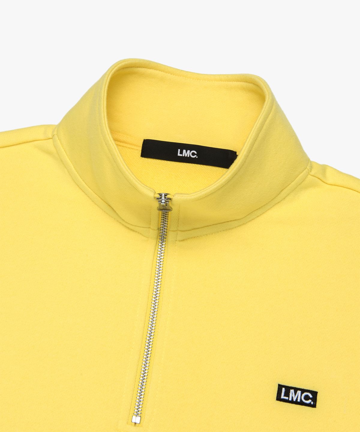 엘엠씨(LMC) BOX QUARTER ZIP SWEATSHIRT light yellow