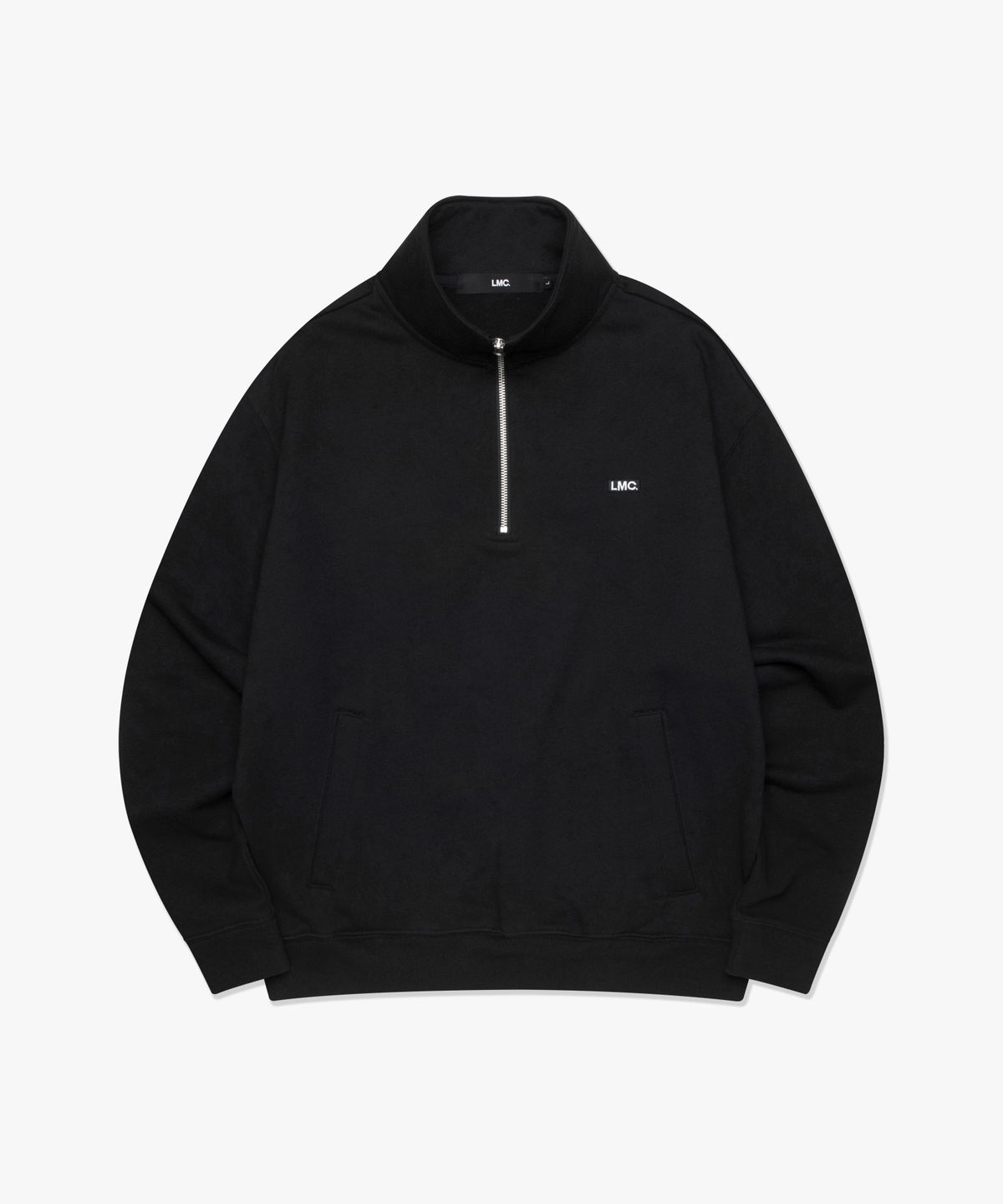 엘엠씨(LMC) BOX QUARTER ZIP SWEATSHIRT black