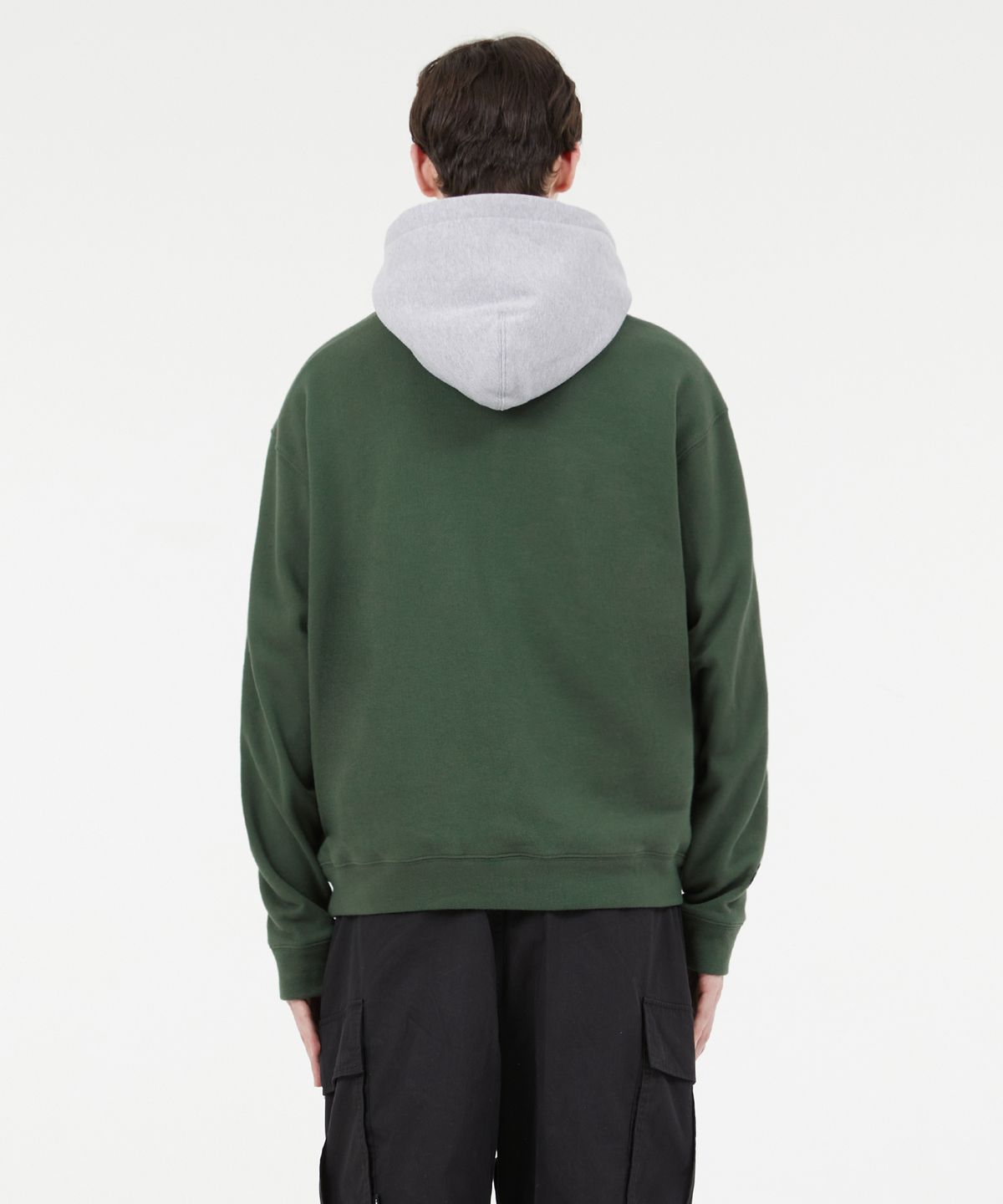 엘엠씨(LMC) CLUB ATHLETIC TWO TONE HOODIE dark green
