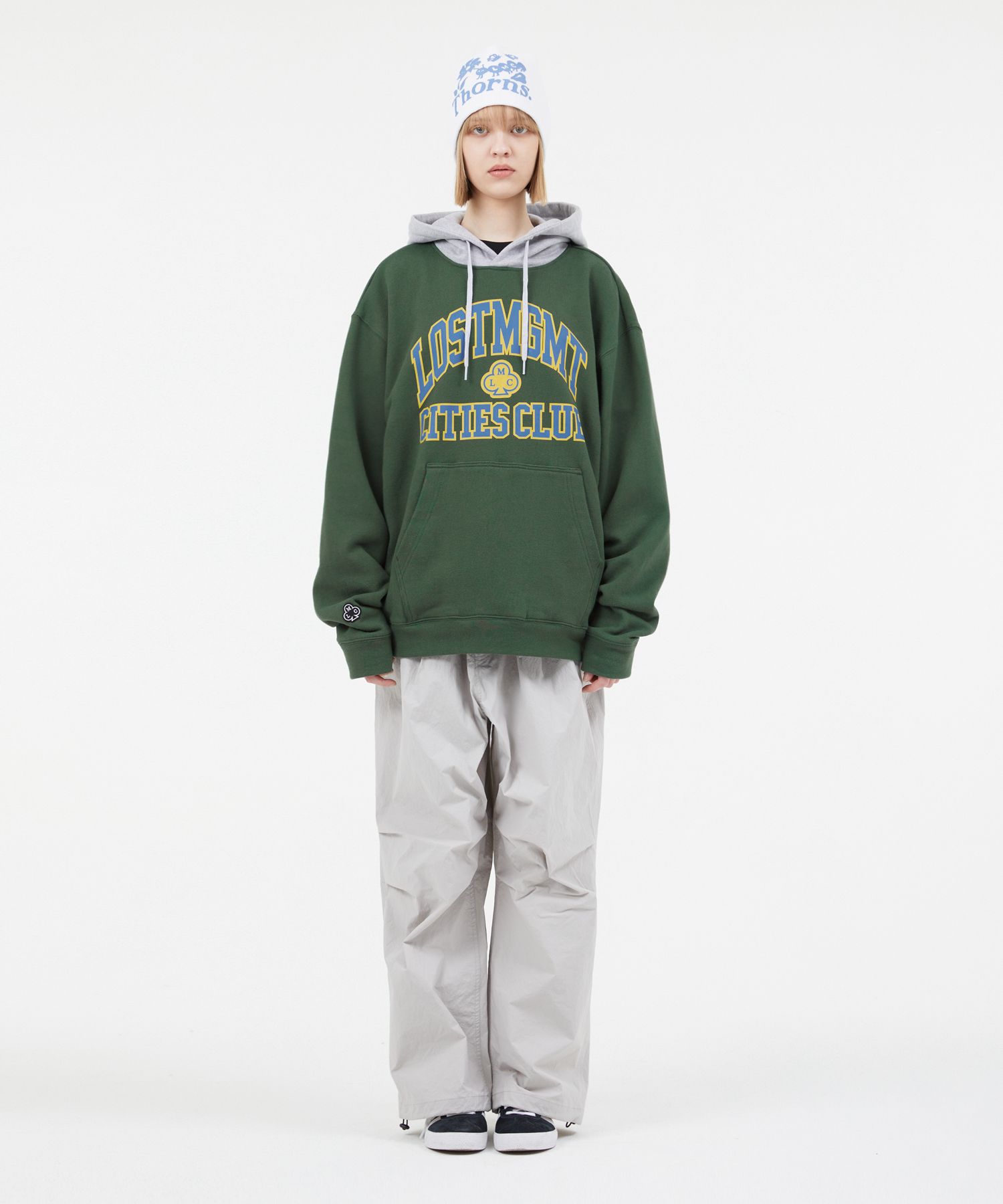 ★LMC★ CLUB ATHLETIC TWO TONE HOODIE dark green MUSINSA | LMC CLUB ATHLETIC TWO TONE HOODIE dark green