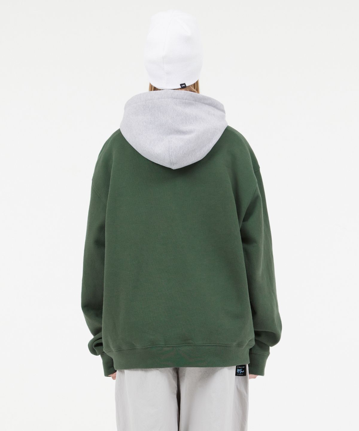 엘엠씨(LMC) CLUB ATHLETIC TWO TONE HOODIE dark green