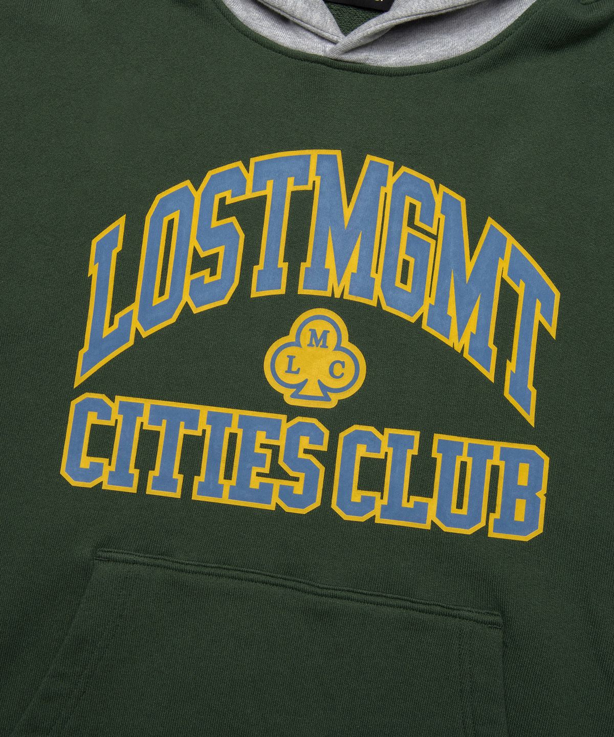 엘엠씨(LMC) CLUB ATHLETIC TWO TONE HOODIE dark green