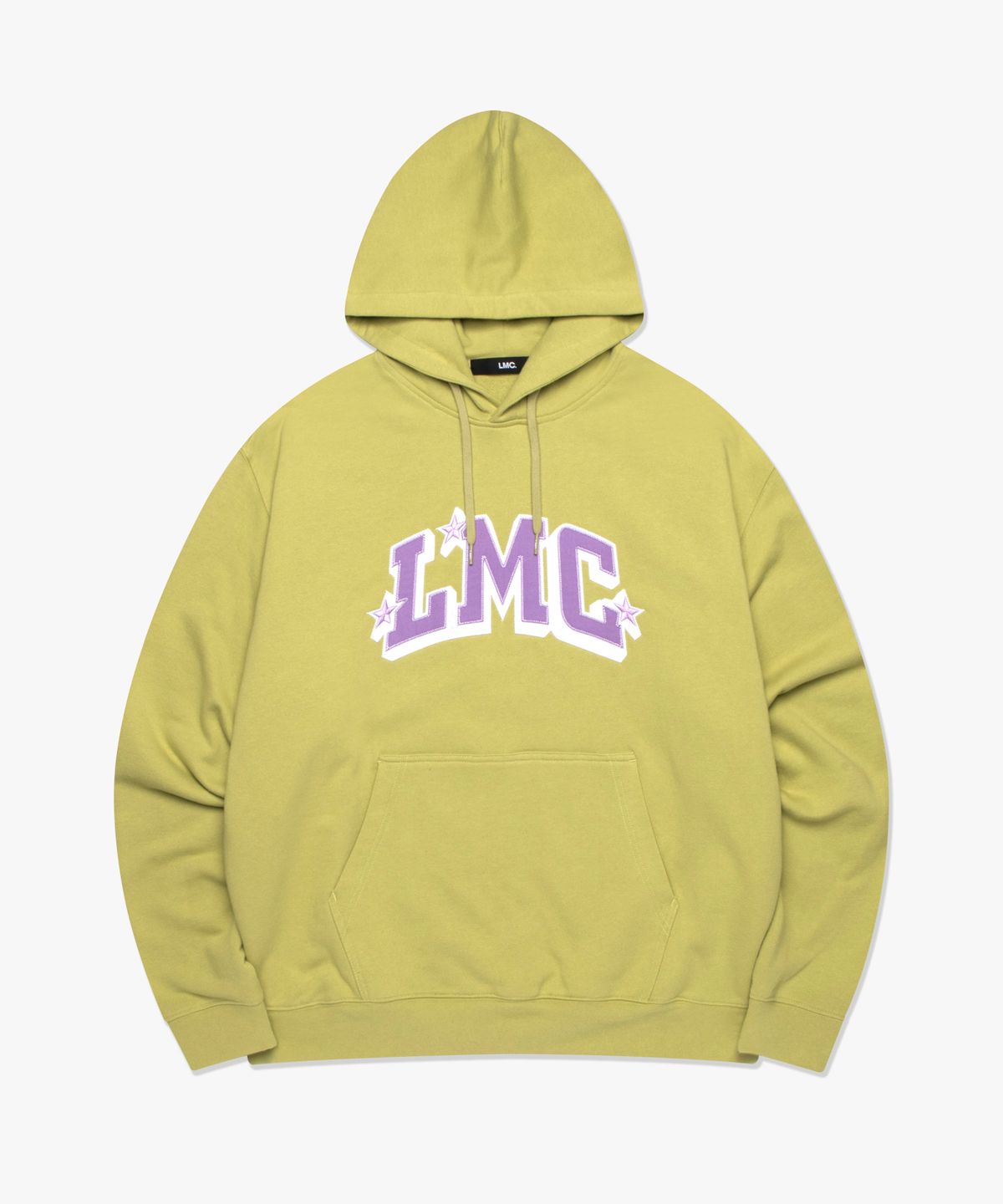 엘엠씨(LMC) STAR ARCH APPLIQUE HOODIE light olive