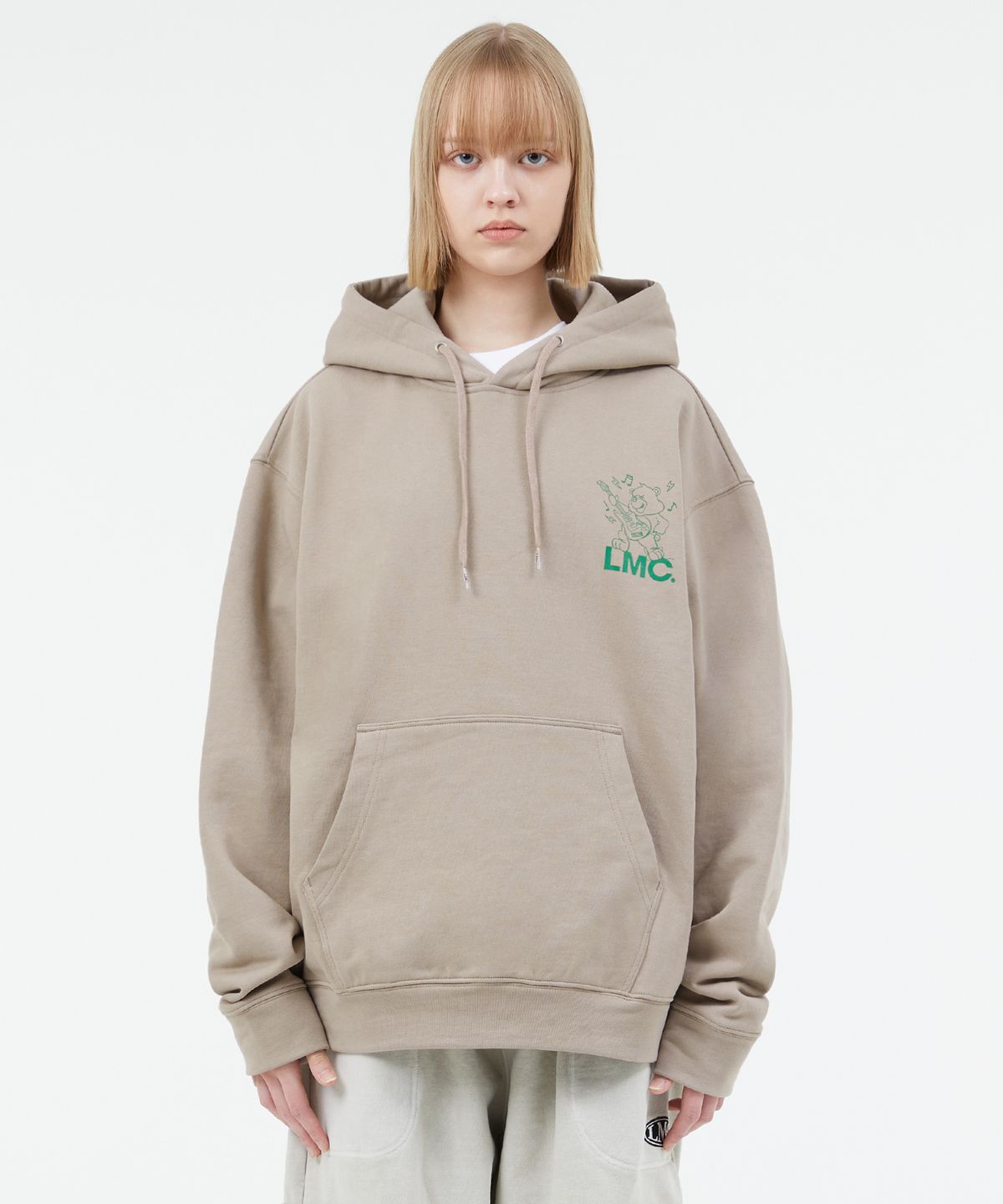 엘엠씨(LMC) PUNK BEAR HOODIE sand