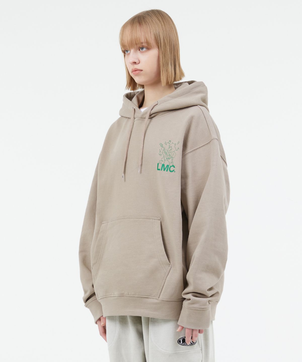 엘엠씨(LMC) PUNK BEAR HOODIE sand