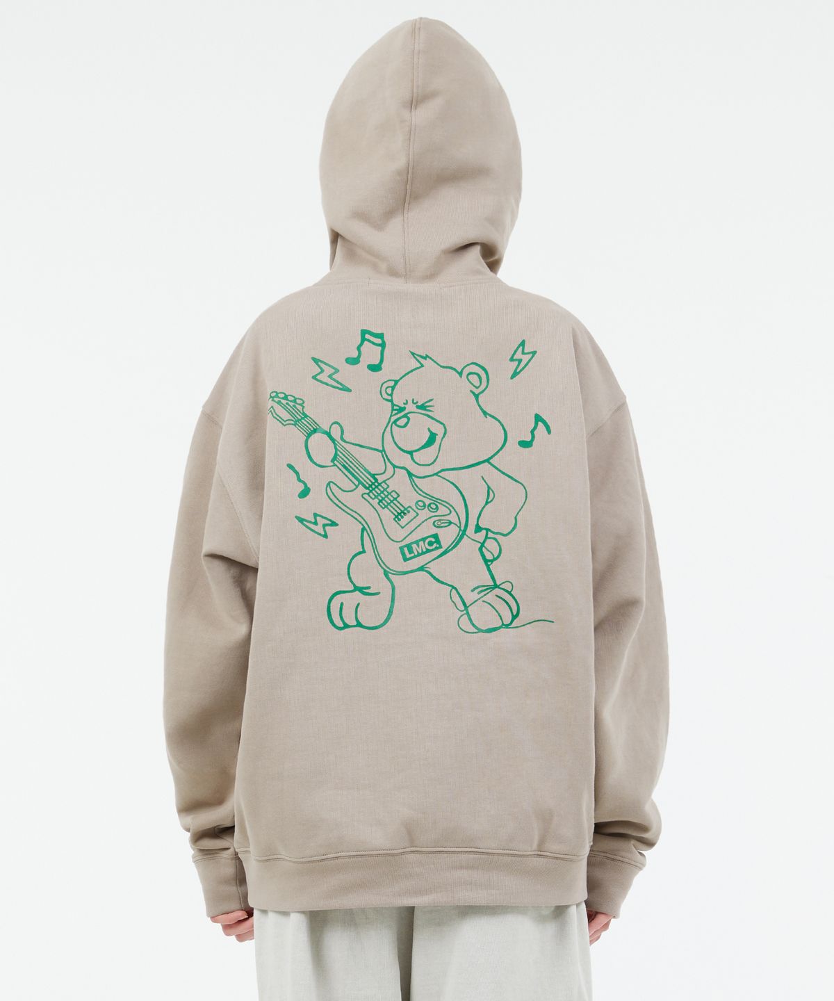 엘엠씨(LMC) PUNK BEAR HOODIE light heather gray