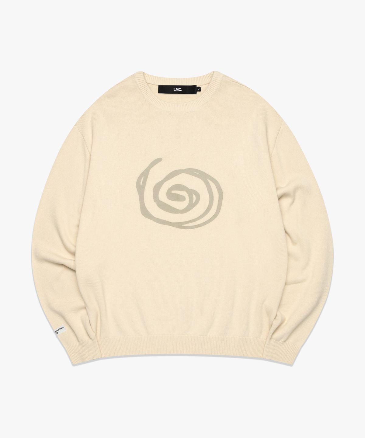 엘엠씨(LMC) SPIRAL KNIT SWEATER ivory