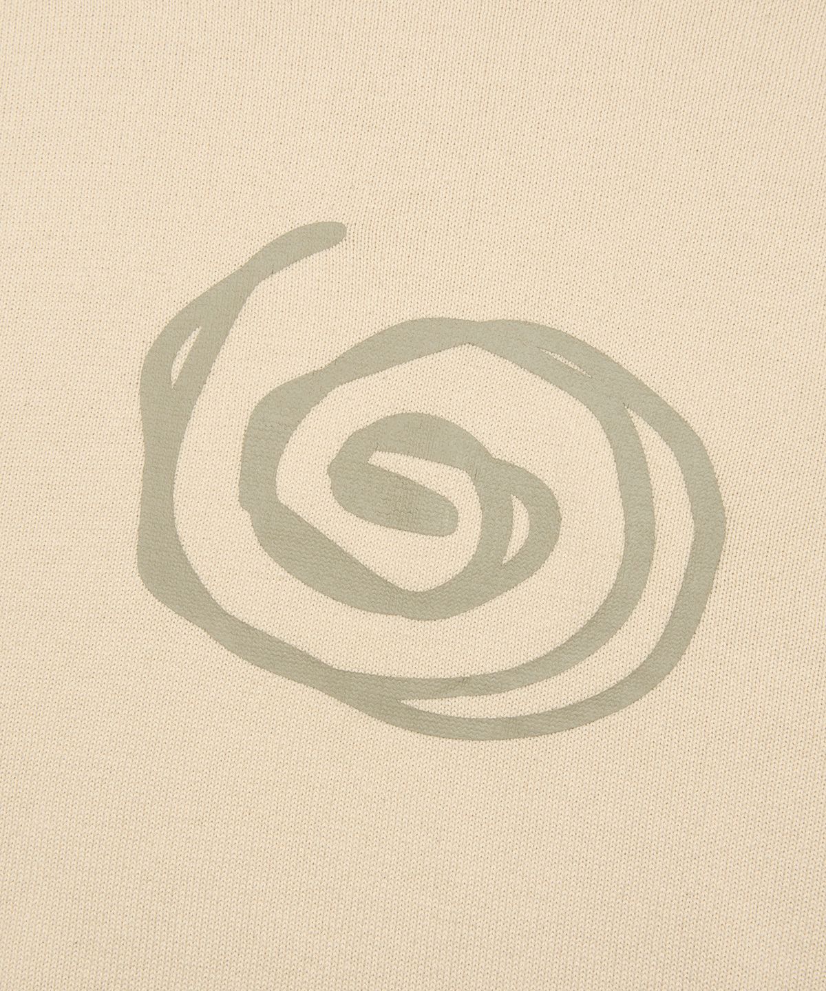 엘엠씨(LMC) SPIRAL KNIT SWEATER ivory