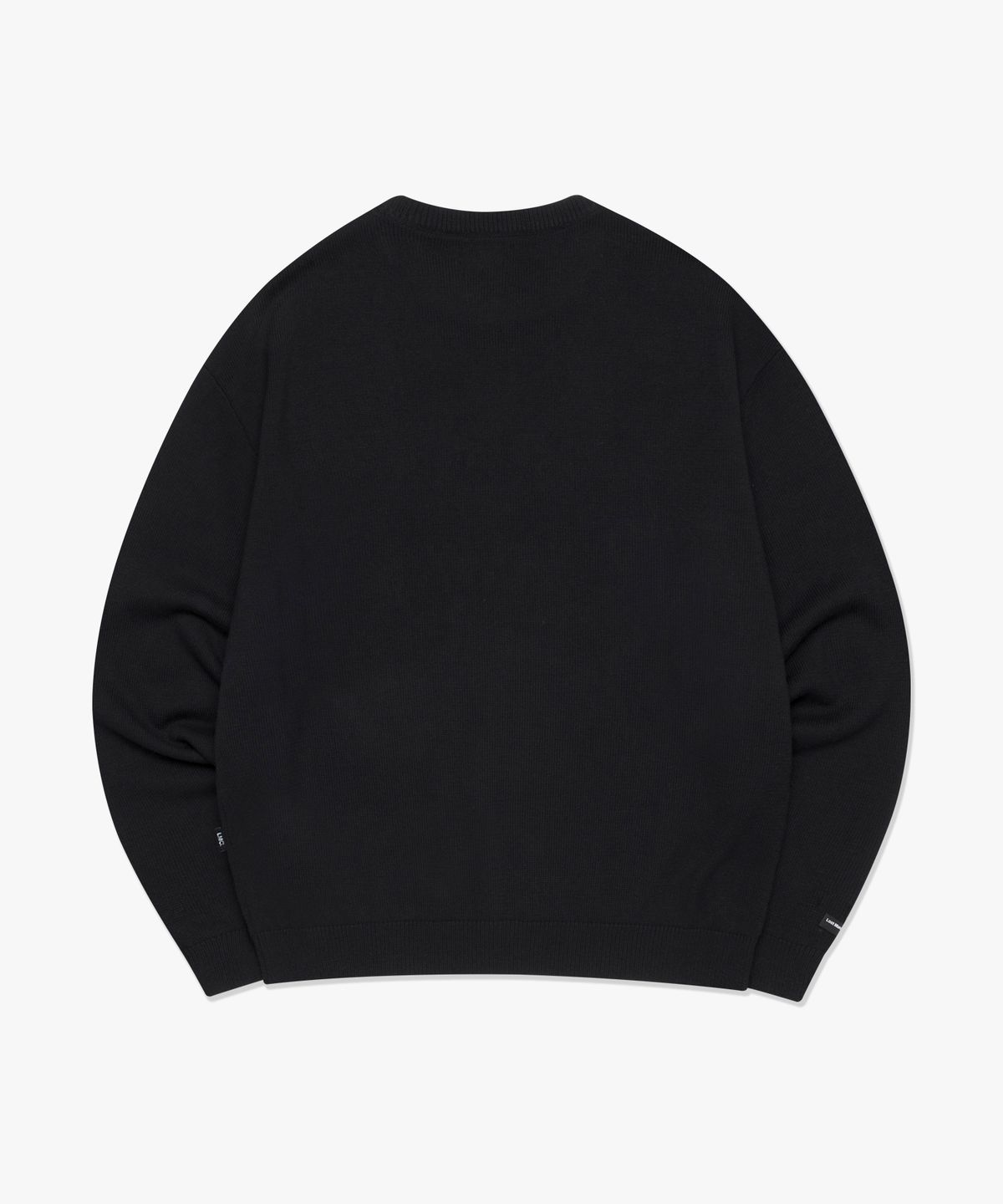 엘엠씨(LMC) SPIRAL KNIT SWEATER black