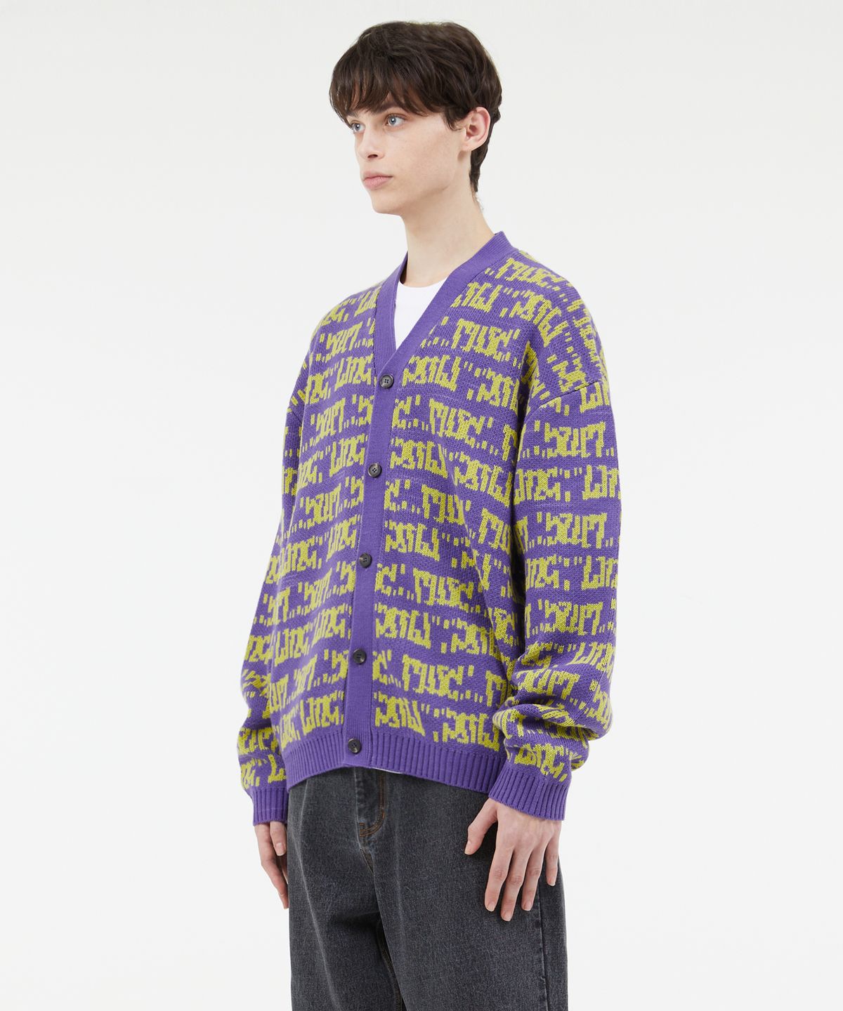 엘엠씨(LMC) GRAFFITI JQD CARDIGAN purple