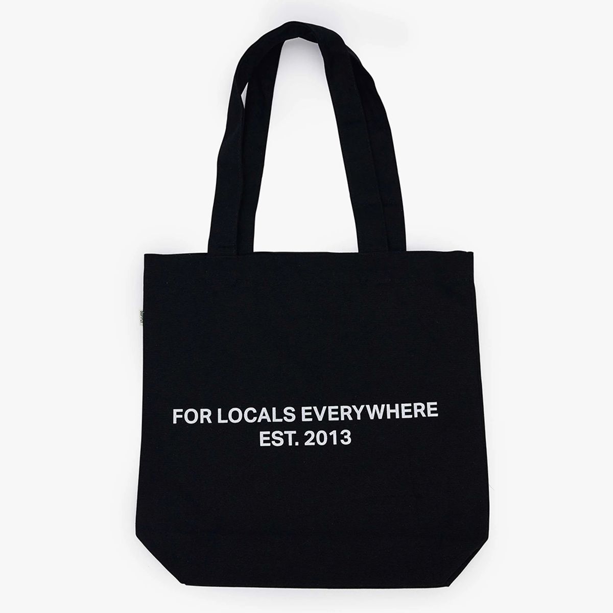 로컬서플라이(LOCAL SUPPLY) TOTE BAG: LOGO - BLACK