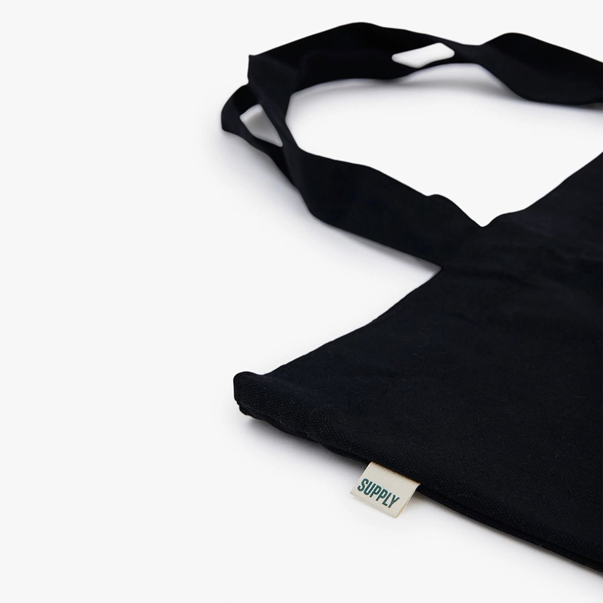 로컬서플라이(LOCAL SUPPLY) TOTE BAG: LOGO - BLACK