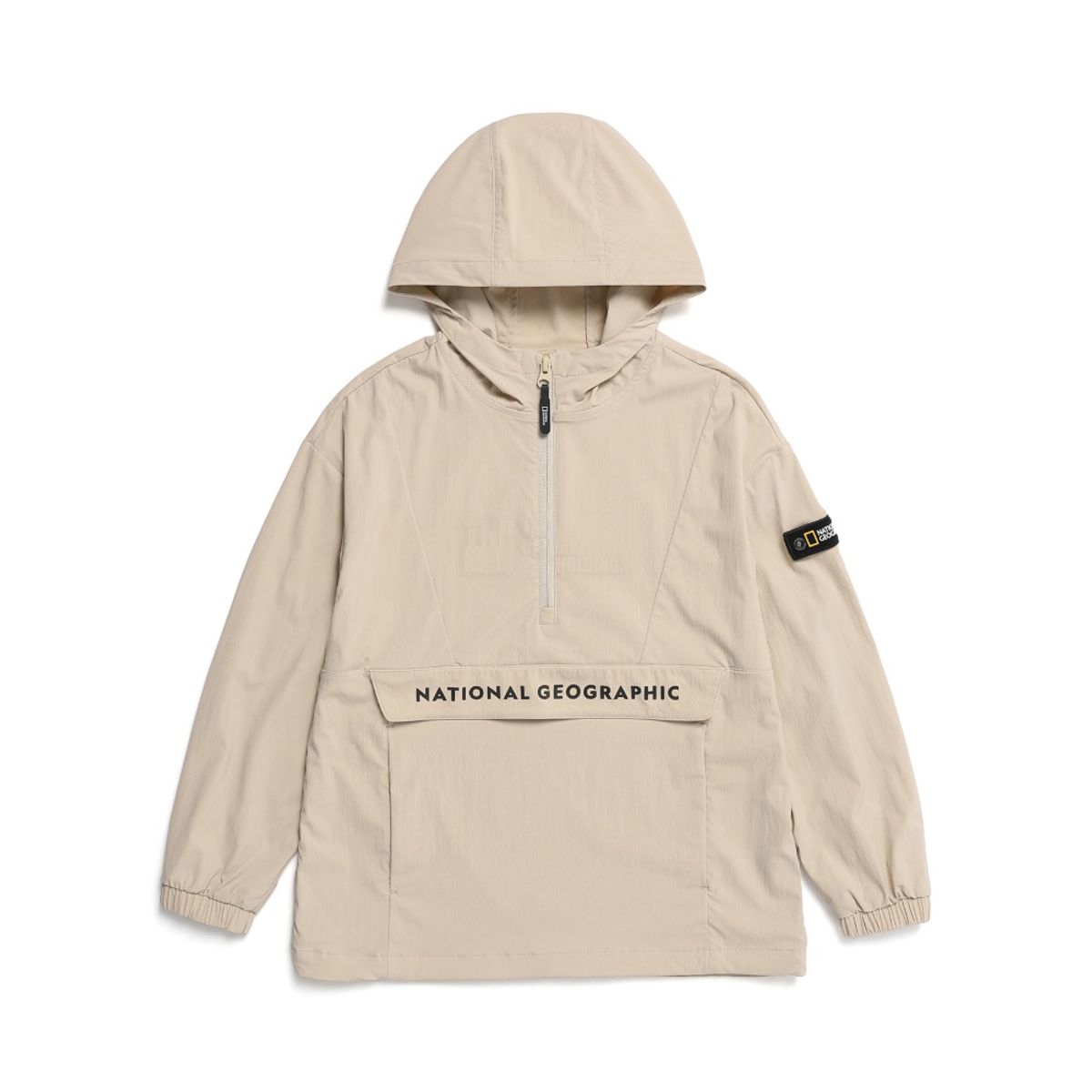 내셔널지오그래픽 키즈(NATIONAL GEOGRAPHIC KIDS) K231UFT870 후드아노락 F-ZIP L_BEIGE