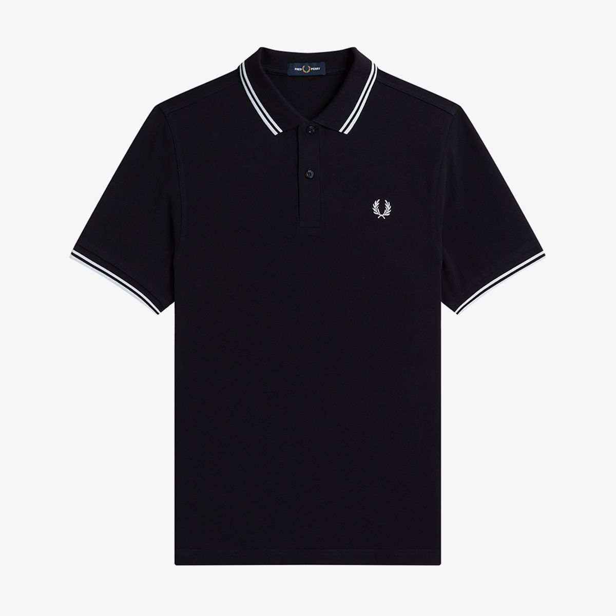 프레드페리(FRED PERRY) [M3600] 트윈 팁 프레드페리 셔츠 - 네이비/화이트 M3600-238