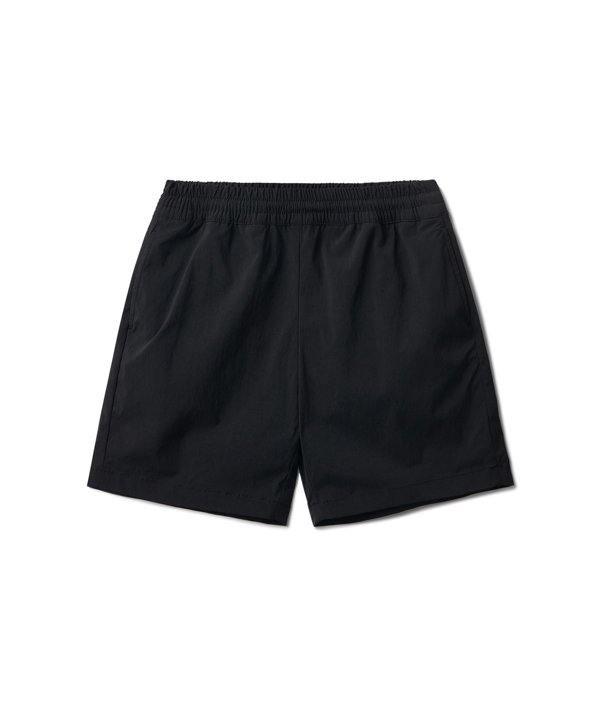 무신사 스탠다드 키즈(MUSINSA STANDARD KIDS) 나일론 하프 아노락 셋업 [블랙]