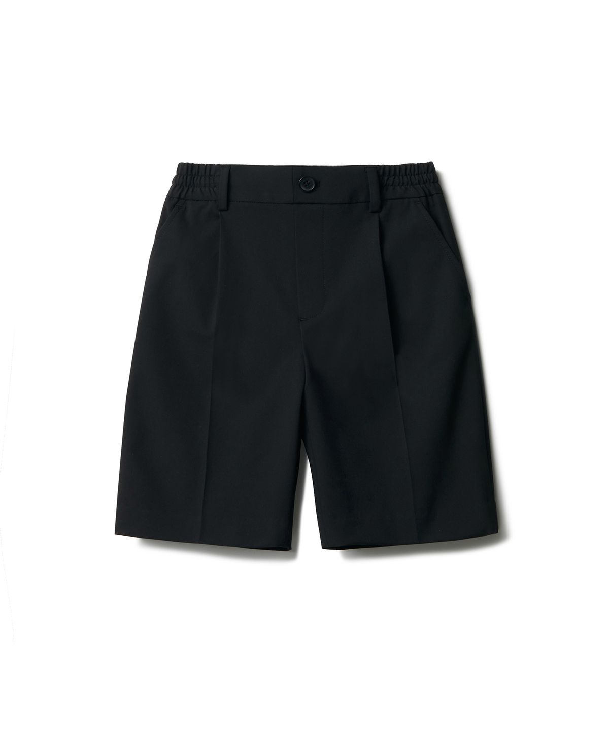 무신사 스탠다드 키즈(MUSINSA STANDARD KIDS) 밴딩 하프 슬랙스 [블랙]