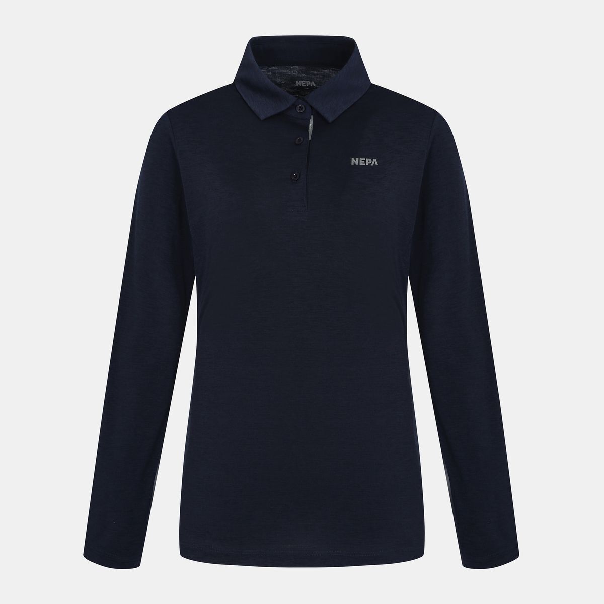 네파(NEPA) 7J45200 여성 프로스트 강연사 긴팔 폴로 티셔츠